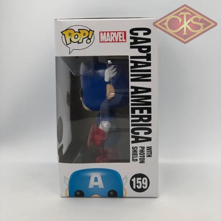 Funko Pop! Marvel - Captain America (W/ Photon Shield) (159) Damaged Packaging Figurines