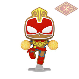 Funko POP! Marvel - Holiday -Gingerbread Captain Marvel (936)