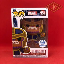 Funko POP! Marvel - Holiday - Gingerbread Thanos (951) Exclusive 'Small Damage Box'