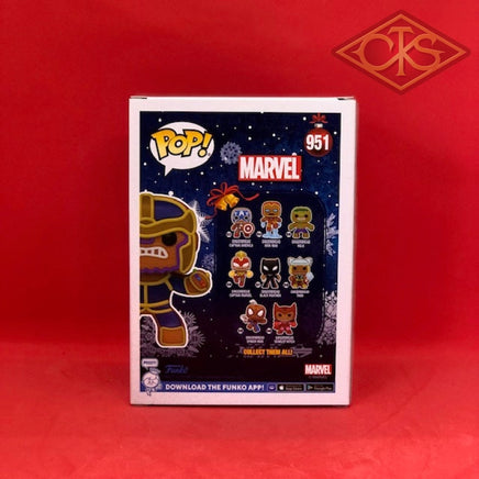 Funko POP! Marvel - Holiday - Gingerbread Thanos (951) Exclusive 'Small Damage Box'
