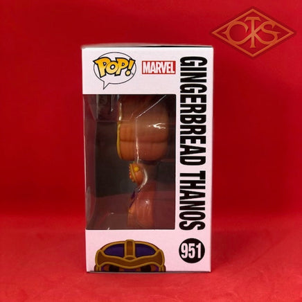 Funko POP! Marvel - Holiday - Gingerbread Thanos (951) Exclusive 'Small Damage Box'