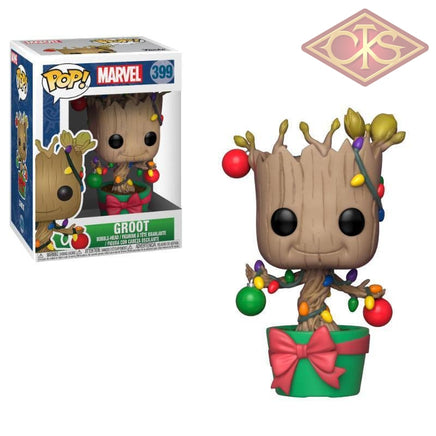 Funko Pop! Marvel - Holiday Groot With Lights & Ornaments (399) Figurines