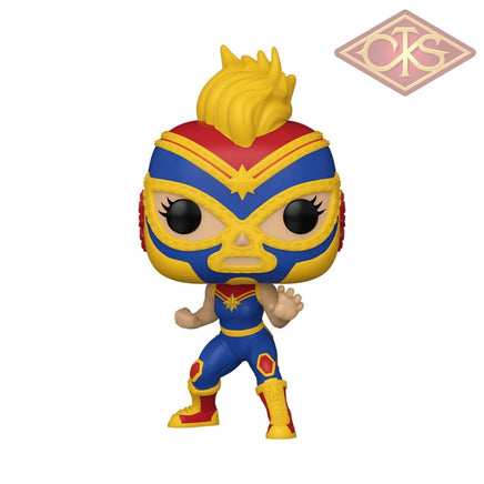 PRE-ORDERS : Funko POP! Marvel - Lucha Libre - Captain Marvel (710)