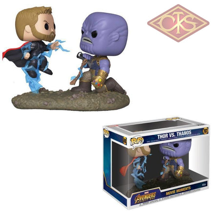 Funko Pop! Marvel - Movie Moments Avengers Infinity War Thor Vs Thanos (707) Figurines