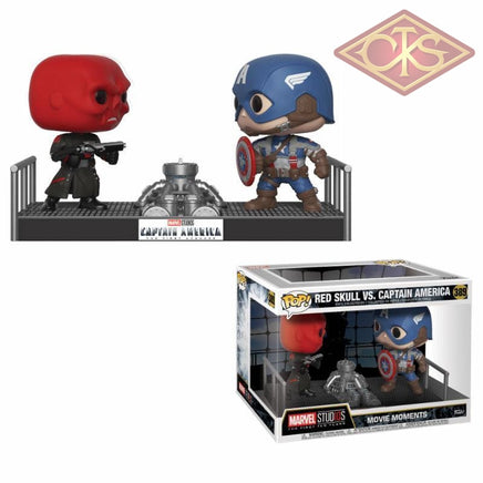 Funko Pop! Marvel - Movie Moments Captain America The First Avanger Red Skull Vs. (389) Figurines