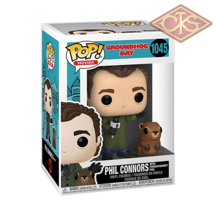 Funko POP Movies - Groundhog Day - Phil Connors w/ Punxsutawney Phil (1045)