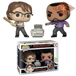 Funko Pop! Movies - Office Space Michael Bolton & Samir (Eccc 2009) (2Pack) Exclusive Figurines