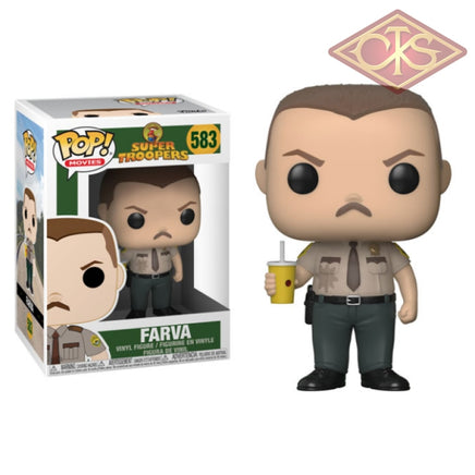 Funko Pop! Movies - Super Troopers Farva (583) Figurines