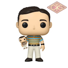 Funko Pop Movies - The 40-Year-Old Virgin Andy Stitzer (Holding Oscar Goldman) (1064) Figurines