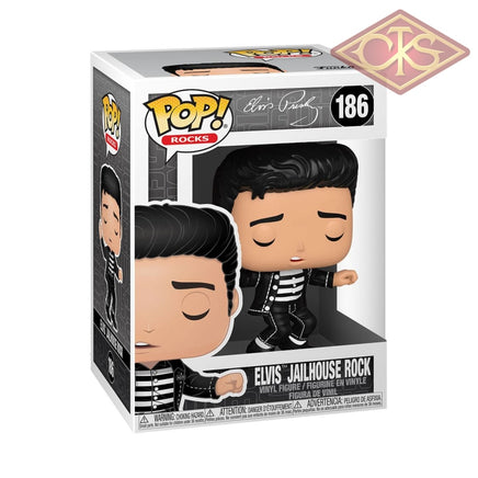 Funko POP! Rocks - Elvis Presley - Elvis 'Jailhouse Rock' (186)