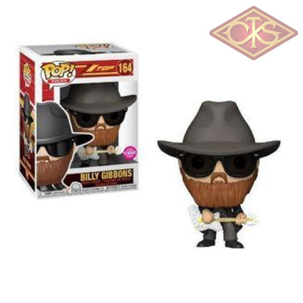 Funko POP! Rocks - ZZ Top - Billy Gibbons (Flocked) (164)