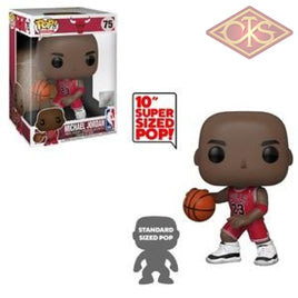 Funko Pop! Sports - Basketball Nba Chicago Bulls Michael Jordan (Red Away Jersey) 10 (54) Figurines
