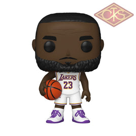 Funko Pop! Sports - Basketball Nba Los Angeles Lakers Lebron James (White) (90) Figurines