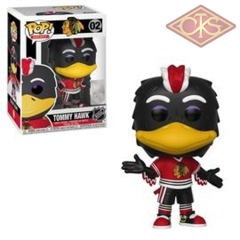 TOMMYHAWK Chicago Blackhawks NHL Mascots #02 Funko POP! Mascot Figurine New