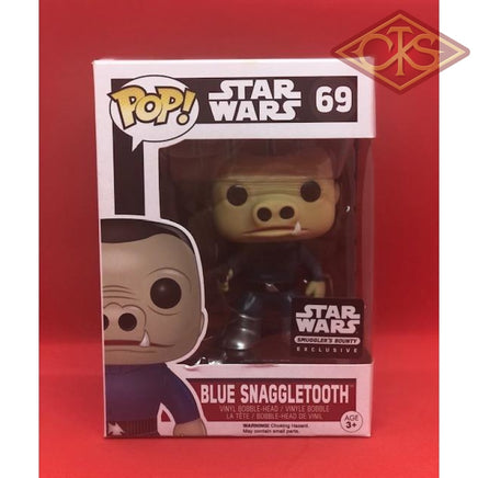 Funko POP! Star Wars - Blue Snaggletooth (69) Exclusive DAMAGED PACKAGING