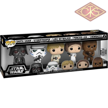 Funko Pop! Star Wars - Darth Vader / Stormtrooper / Luke Skywalker / Princess Leia / Chewbacca (5 pack) Exclusive