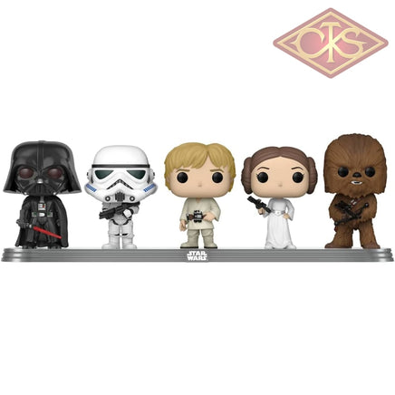 Funko Pop! Star Wars - Darth Vader / Stormtrooper / Luke Skywalker / Princess Leia / Chewbacca (5 pack) Exclusive
