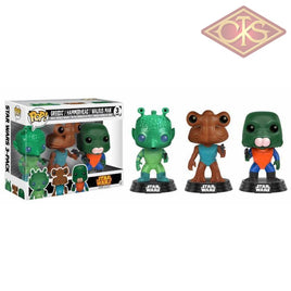 Funko Pop! Star Wars - Greedo / Hammerhead Walrus Man (3 Pack) Exclusive Figurines