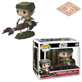 Funko Pop! Star Wars - Princess Leia With Speeder Bike (228) Figurines