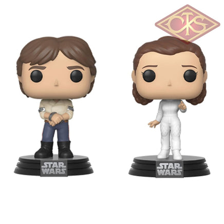 Funko Pop! Star Wars - The Empire Strikes Back - Han Solo & Princess Leia (2 pack)