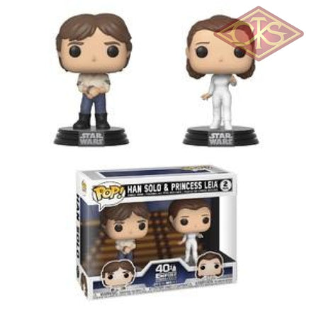Funko Pop! Star Wars - The Empire Strikes Back - Han Solo & Princess Leia (2 pack)