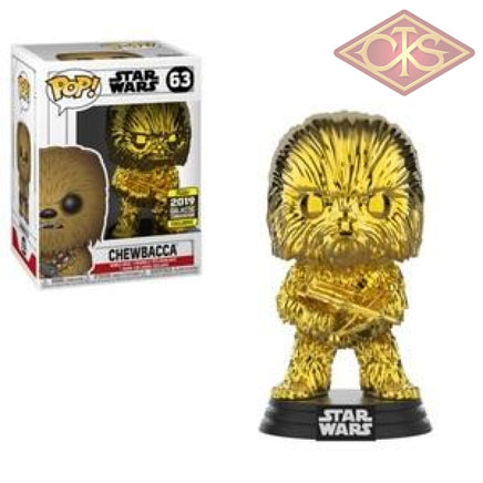 Funko POP! Star Wars - The Force Awakens - Chewbacca (Gold Chrome) (63) Exclusive