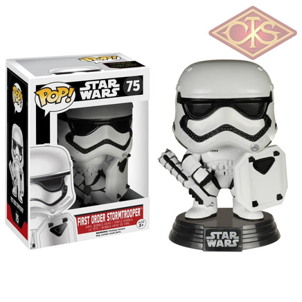 Funko Pop! Star Wars - The Force Awakens First Order Stormtrooper (Shield) (75) Exclusive Figurines