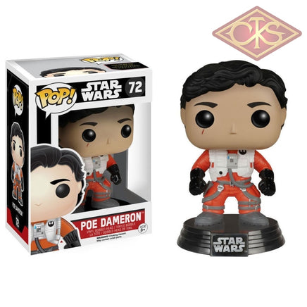 Funko Pop! Star Wars - The Force Awakens Poe Dameron (No Helmet) (72) Exclusive Figurines