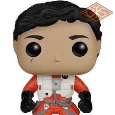 Funko Pop! Star Wars - The Force Awakens Poe Dameron (No Helmet) (72) Exclusive Figurines