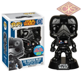 Funko Pop! Star Wars - Tie Fighter Pilot (Chrome Metallic) (51) Exclusive Figurines