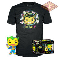 Funko Pop! Tees - Batman The Animated Series Joker (Blacklight) + T-Shirt (L) (370) Exclusive Pop