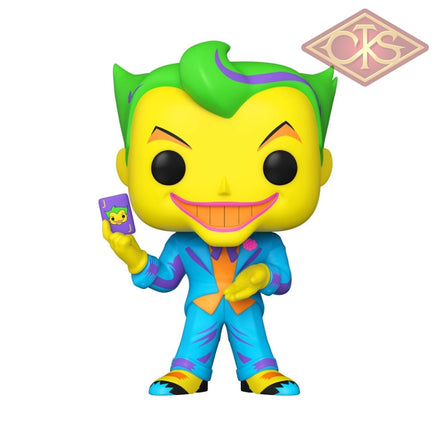 Funko Pop! Tees - Batman The Animated Series Joker (Blacklight) + T-Shirt (L) (370) Exclusive Pop