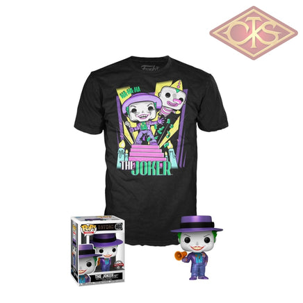 Funko POP! Tees - Batman - The Joker (Metallic) + T-shirt (403) Exclusive