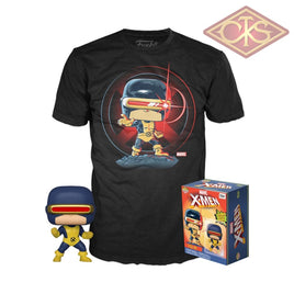 Funko POP! Tees - Marvel, X-Men - Cyclops (GITD) + T-shirt (502) Exclusive