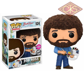 Funko Pop! Television - Bob Ross The Joy Of Painting (Flocked) (Exclusive) (524) Figurines