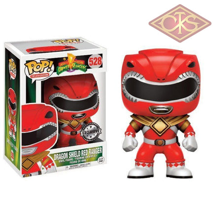 Funko Pop! Television - Mighty Morphin Power Rangers Dragon Shield Red Ranger (Exclusive) (528)