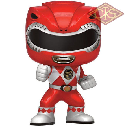 Funko Pop! Television - Mighty Morphin Power Rangers Red Ranger (Metallic) (406) Figurines