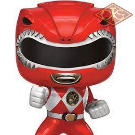 Funko Pop! Television - Mighty Morphin Power Rangers Red Ranger (Metallic) (406) Figurines