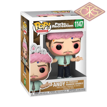 PRE-ORDER : Funko POP! Television - Parks & Recreation - Andy Dwyer as Princess Rainbow Sparkle (1147)