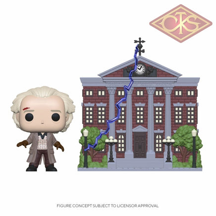 Funko POP! Town - Back to the Future - Doc w/ Clock Tower (15)