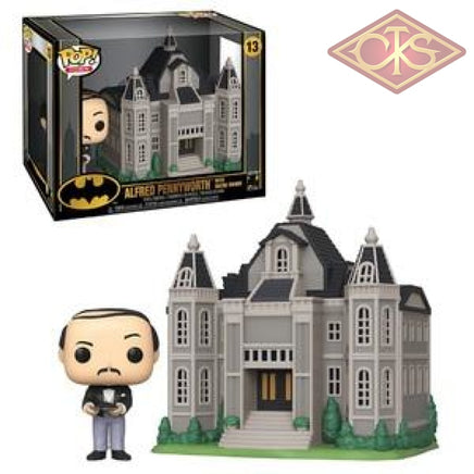 Funko Pop! Town - Batman Alfred Pennyworth W/ Wayne Manor (13) Figurines