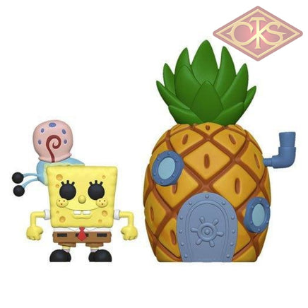 Funko Pop! Town - Spongebob Sauarepants With Gary & Pineapplge House (02) Figurines