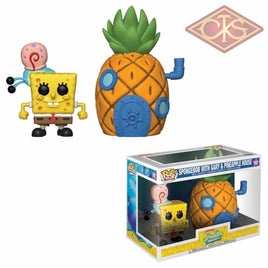 Funko Pop! Town - Spongebob Sauarepants With Gary & Pineapplge House (02) Figurines