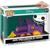Funko Pop Trains - Disney The Nightmare Before Christmas Jack Skellington In Engine (07) Pop!