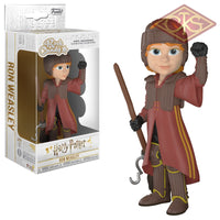 Funko Rock Candy - Harry Potter Ron Weasley In Quidditch Uniform Figurines