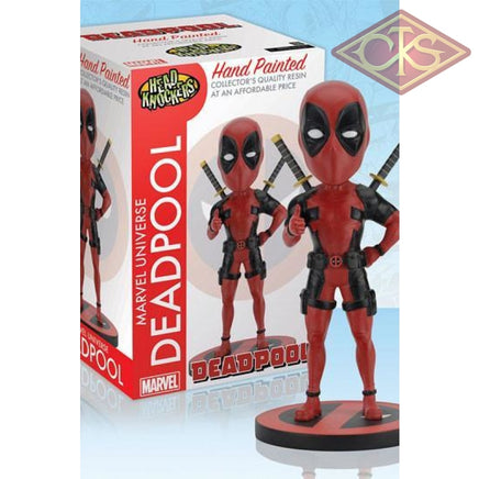 NECA Head Knocker - Deadpool - Resine Figure Bobble-Head Deadpool Classic