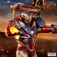 Iron Studios - Marvel - Avengers, End Game - Iron Patriot & Rocket (28cm)