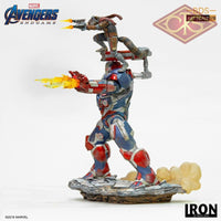 Iron Studios - Marvel - Avengers, End Game - Iron Patriot & Rocket (28cm)