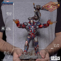 Iron Studios - Marvel - Avengers, End Game - Iron Patriot & Rocket (28cm)