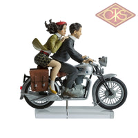 Michel Aroutcheff - Le Vol Du Corbeau (Gibrat) Jeanne & François Moto Peugeot 515 (1934) Figurines